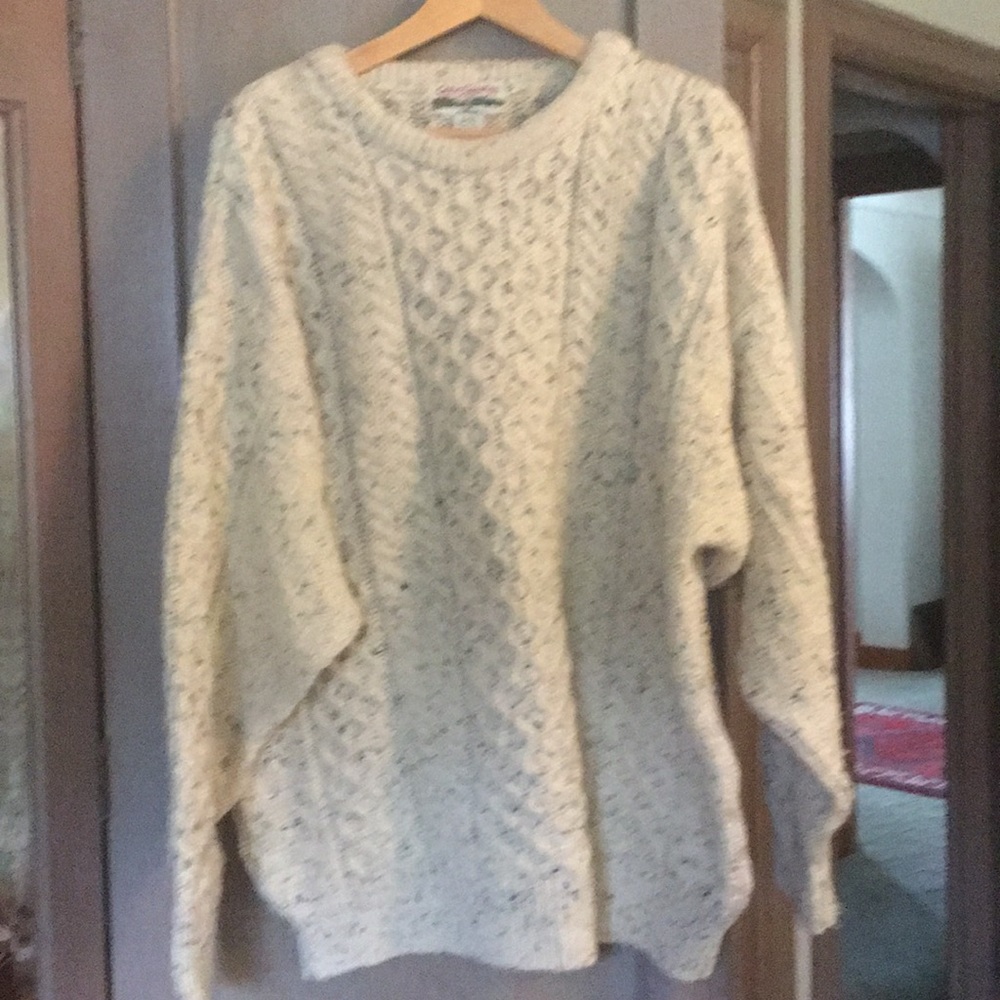 Gorgeous men’s wool Irish sweater